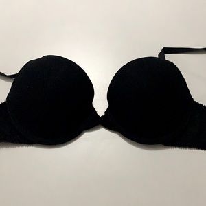 4/$20 On Gossamer Black Light Push-up Bra